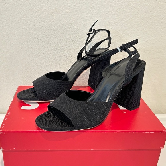 Staud Solange 100MM Block-Heel Sandals in Black, Size 39, New in Box - Picture 2 of 7